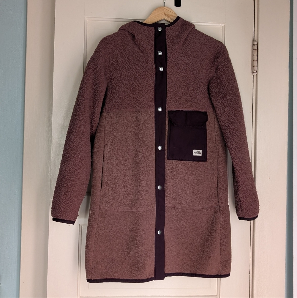 The North Face Maroon Fleece Jacket